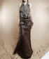 Feather Tassel Rivet Wide Belt